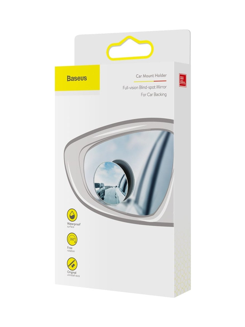 Baseus Full-Vision – lot de 2 mini rétroviseurs d'angle mort