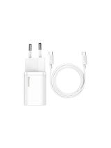 Baseus Super Si 1c 25W Hızlı Şarj Adaptörü + 3A Type-C To