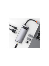 Baseus Metal Gleam Series 6in1 Type-C Hub Adaptör Çoklayıcı