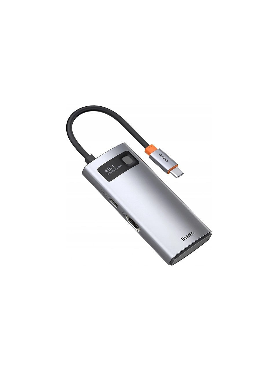 Hub USB-C Baseus Metal Gleam Series 4 en 1 – HDMI 4K, PD 100 W, USB 3.0