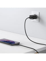 Baseus SuperSi – 25W Hızlı Şarj Adaptörü + Type-C to Type-C