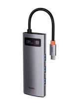 Baseus Metal Gleam 5in1 Multifonksiyonel Hub Dock Station