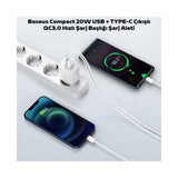 Baseus Compact 20W USB + Type-C Çıkışlı Qc3.0 Hızlı Şarj