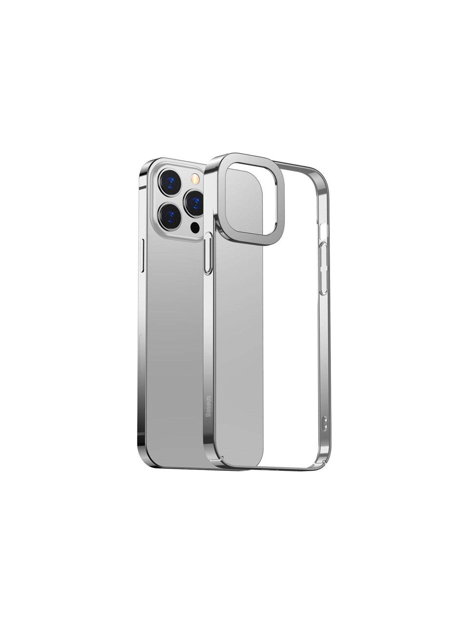 Coque Baseus Glitter iPhone 13 Pro – transparente à bords colorés
