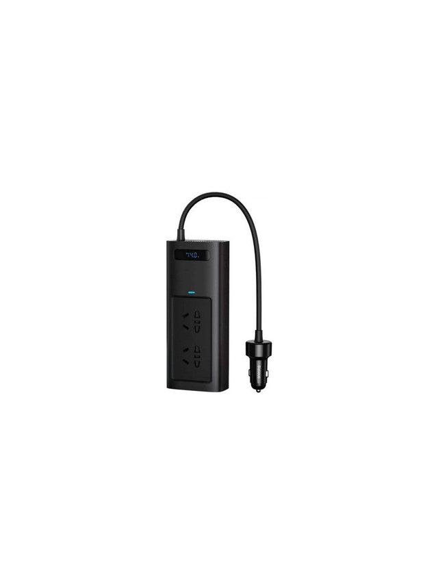 Prise allume-cigare et onduleur Baseus 5 en 1 150 W pour voiture – 2x CA, 2x Type-C, 1x USB