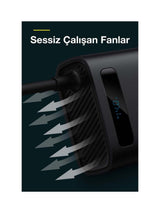 Baseus Araç Güç Kaynağı Istasyonu Inverter 5in1 150W