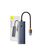 Baseus Ultrajoy 4 en 1 (hub USB) 3.0, USB-A et RJ45