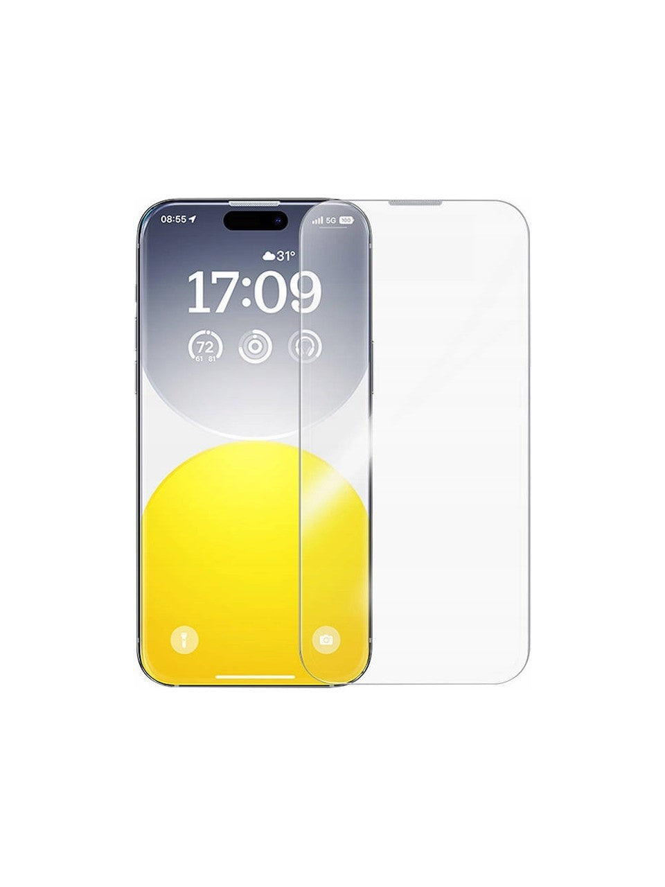Protection d'écran en verre trempé Baseus Diamond Series iPhone 15 Pro Max – 9H, 0,3 mm