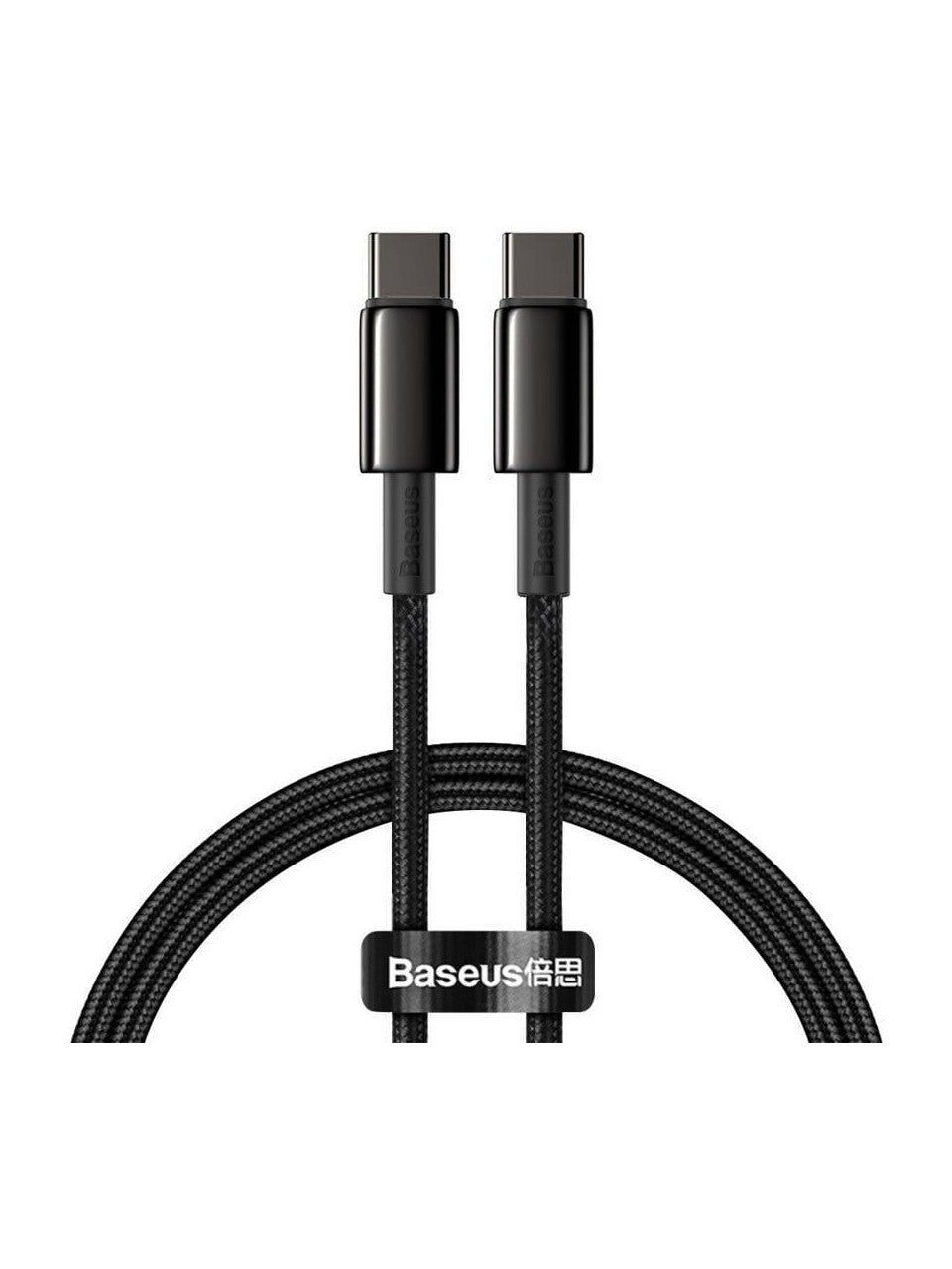 Câble de charge rapide Baseus Tungsten Gold 100 W Type-C vers Type-C
