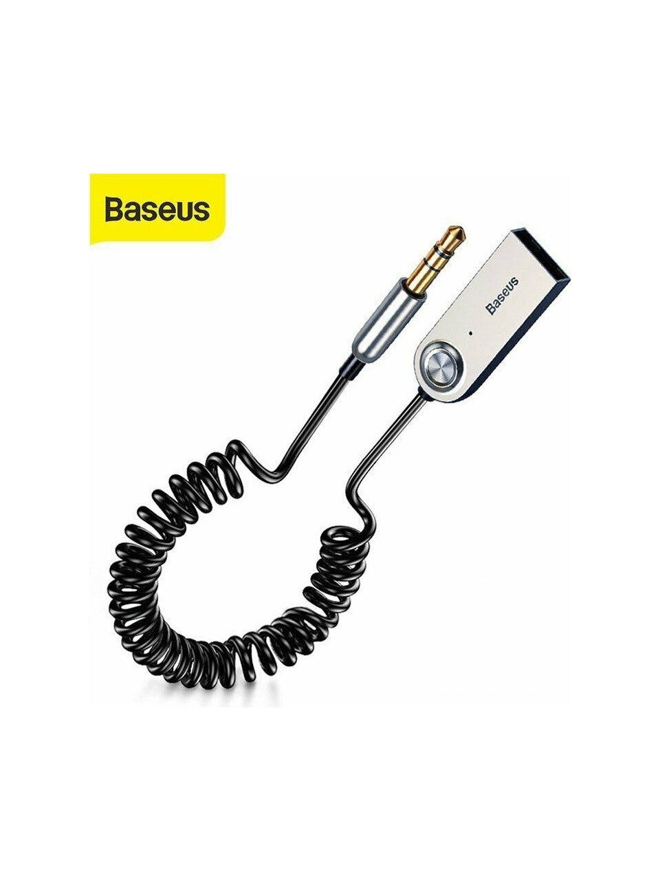 Transmetteur Bluetooth voiture Baseus BA01 – avec microphone, AUX 3,5 mm, son de haute qualité