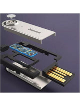 Baseus BA01 Bluetooth Araç Transmitter Mikrofonlu 3,5mm Aux