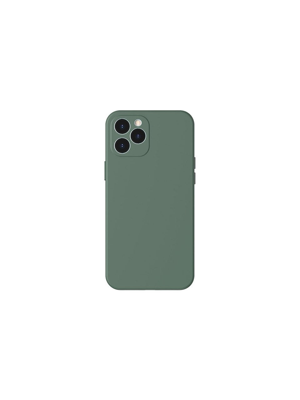 Coque en silicone ultra protectrice Baseus Liquid Silica Gel iPhone 12 Pro Max 6,7" – Vert foncé