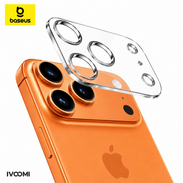 Protection d'objectif Full-Frame Crystal HD compatible iPhone 17 – lot de 2