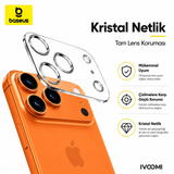 Protection d'objectif Full-Frame Crystal HD compatible iPhone 17 – lot de 2